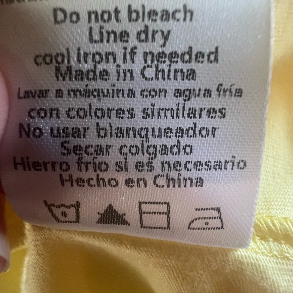 Yellow Ruffle Sleeve Top - Picture 3 of 6